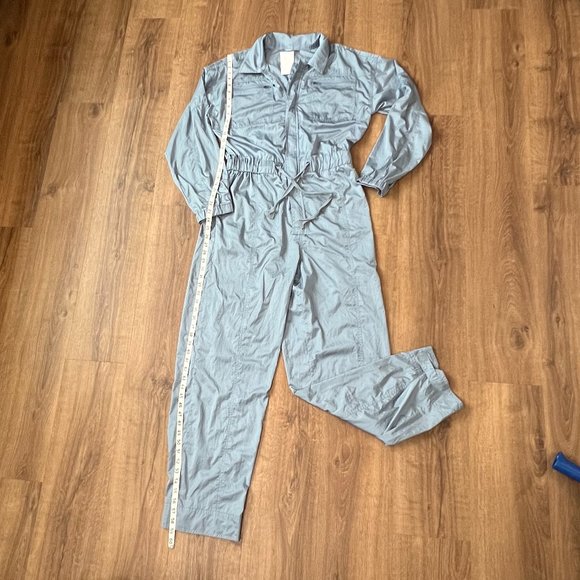 NEW Free People Movement Golden Hour One Piece Jumpsuit Coverall Nylon Blue Sz M - Picture 11 of 16